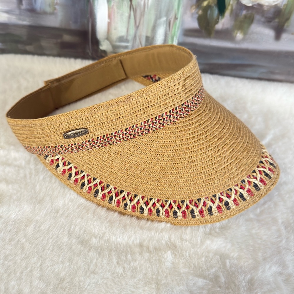 Multi Colored
K. Keith Decorative Trim Sun Visor Hat